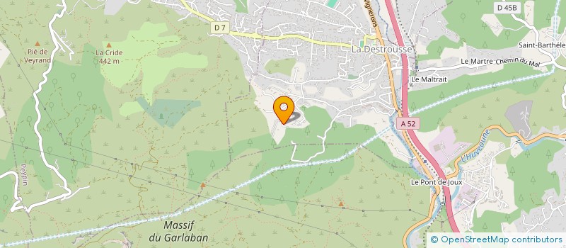 localisation de l'entreprise MONSIEUR SEBASTIEN BARTOLOTTA  LA DESTROUSSE