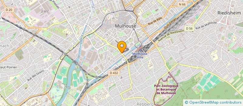 localisation de l'entreprise MONSIEUR SEBASTIEN BASCH  MULHOUSE