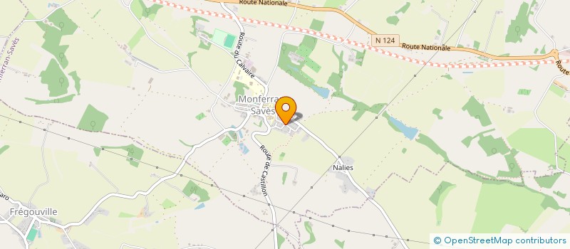 localisation de l'entreprise MONSIEUR SEBASTIEN BASCOU  MONFERRAN-SAVES