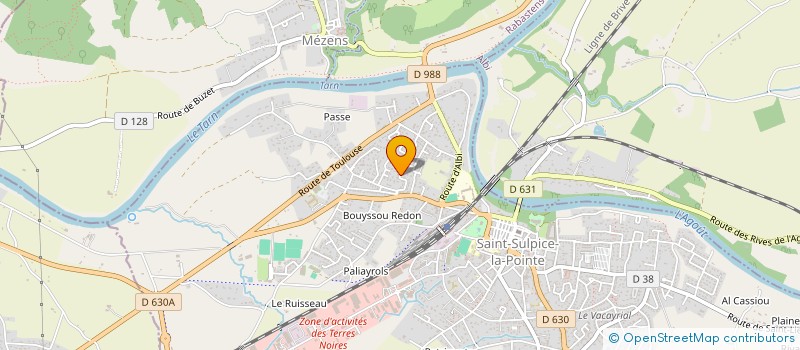 localisation de l'entreprise MONSIEUR SEBASTIEN BASON à SAINT-SULPICE-LA-POINTE