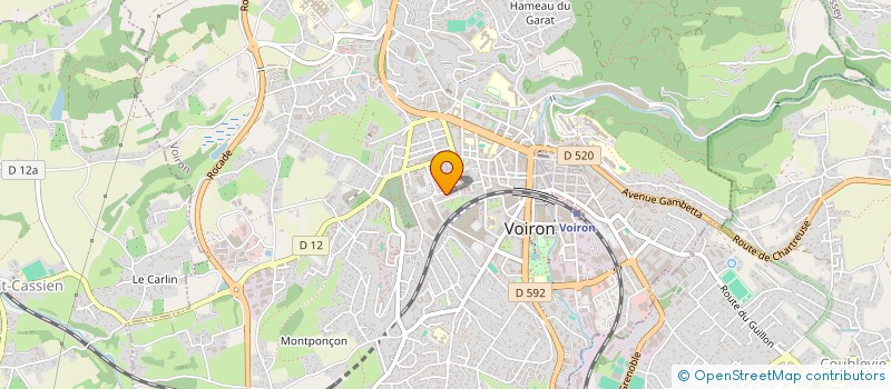localisation de l'entreprise MONSIEUR SEBASTIEN BASSETTO à VOIRON