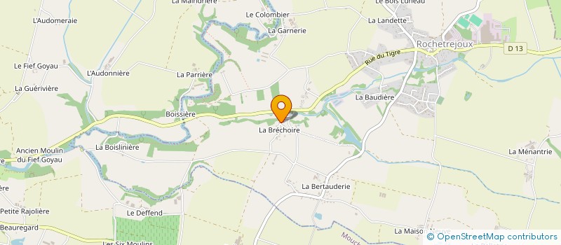 localisation de l'entreprise MONSIEUR SEBASTIEN BASTIDE  ROCHETREJOUX