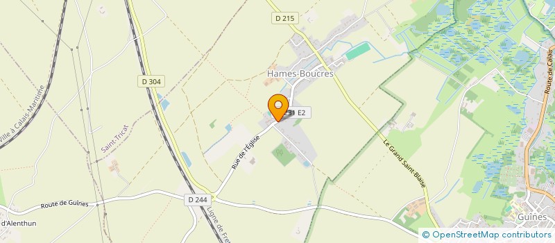 localisation de l'entreprise MONSIEUR SEBASTIEN BATILLIOT  GUINES