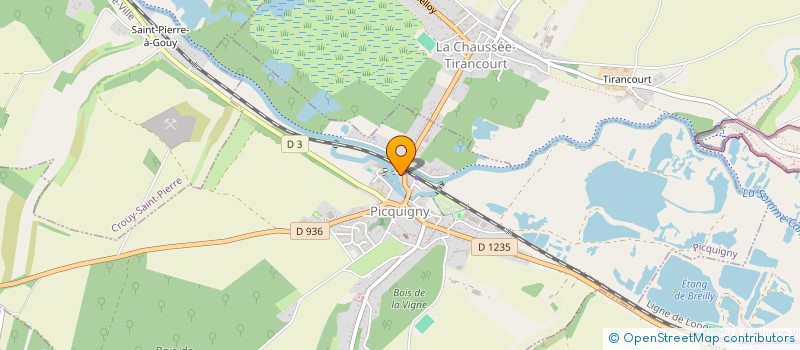 localisation de l'entreprise MONSIEUR SEBASTIEN BATTAULT  PICQUIGNY