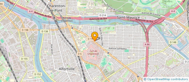 localisation de l'entreprise MONSIEUR SEBASTIEN BAUCHY à MAISONS-ALFORT