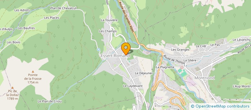 localisation de l'entreprise MONSIEUR SEBASTIEN BAUD à ESSERT-ROMAND