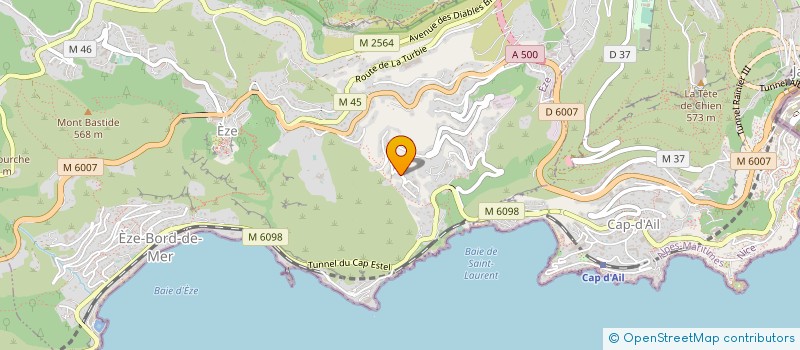 localisation de l'entreprise MONSIEUR SEBASTIEN BAUD à EZE