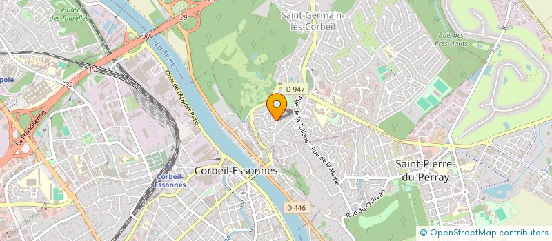 localisation de l'entreprise MONSIEUR SEBASTIEN BAUDRIER à SAINT-GERMAIN-LES-CORBEIL