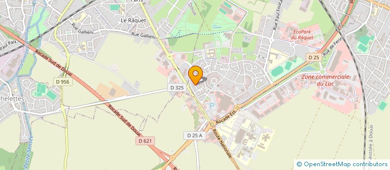 localisation de l'entreprise MONSIEUR SEBASTIEN BAUDUIN  SIN-LE-NOBLE