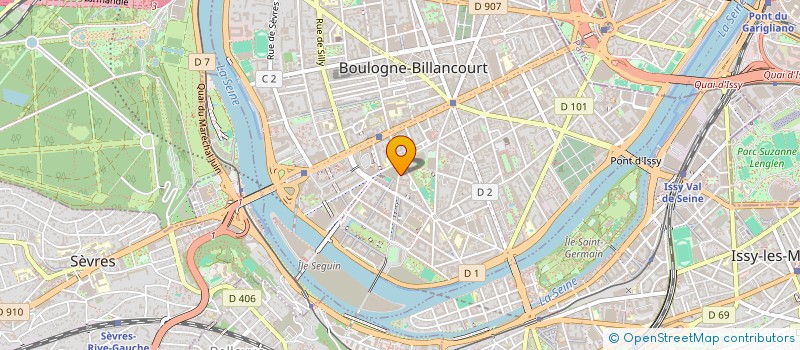 localisation de l'entreprise MONSIEUR SEBASTIEN BAUWENS  BOULOGNE-BILLANCOURT