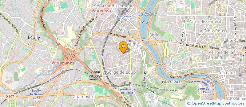 localisation de l'entreprise MONSIEUR SEBASTIEN BAYLE  LYON