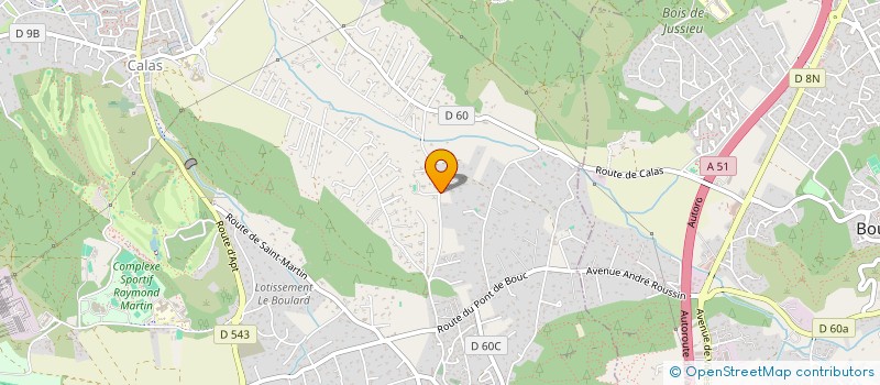 localisation de l'entreprise MONSIEUR SEBASTIEN BAZEILLE  CABRIES