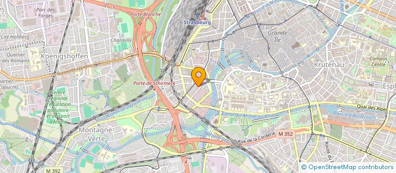 localisation de l'entreprise MONSIEUR SEBASTIEN BAZIN à STRASBOURG