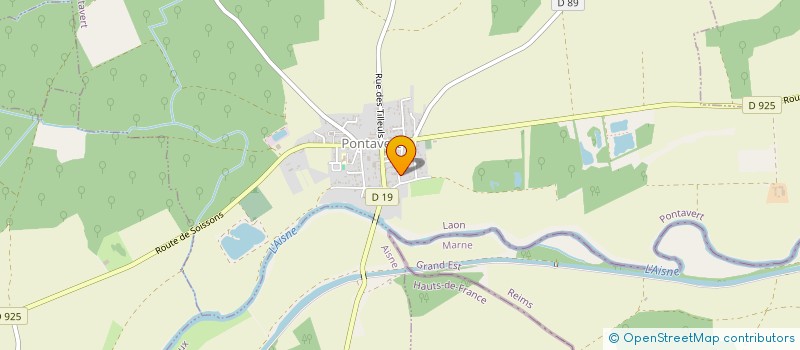 localisation de l'entreprise MONSIEUR SEBASTIEN BEAUDIERE à PONTAVERT