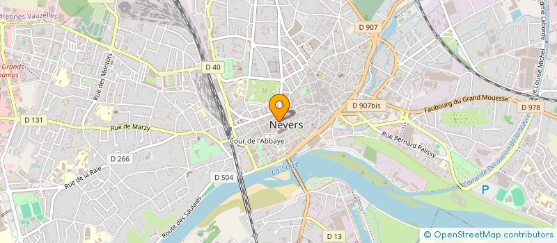 localisation de l'entreprise MONSIEUR SEBASTIEN BEAUNEE à NEVERS