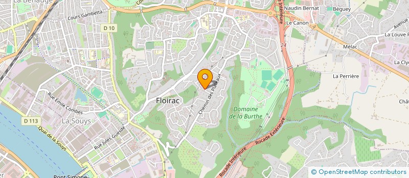 localisation de l'entreprise MONSIEUR SEBASTIEN BEAUSOLEIL  FLOIRAC