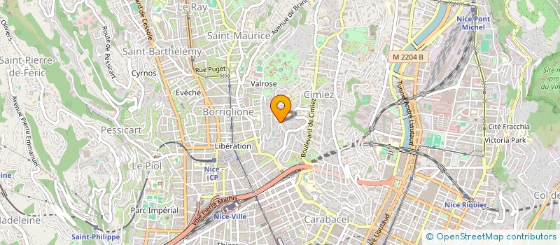 localisation de l'entreprise MONSIEUR SEBASTIEN BEAUVAL  NICE