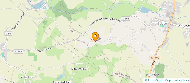 localisation de l'entreprise MONSIEUR SEBASTIEN BEC  ECLOSE-BADINIERES