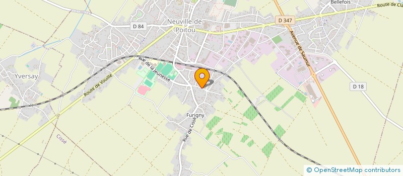 localisation de l'entreprise MONSIEUR SEBASTIEN BEC  NEUVILLE-DE-POITOU