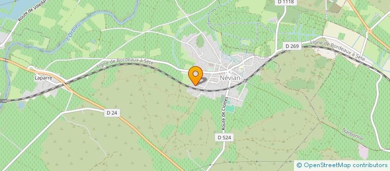 localisation de l'entreprise MONSIEUR SEBASTIEN BEC  NEVIAN