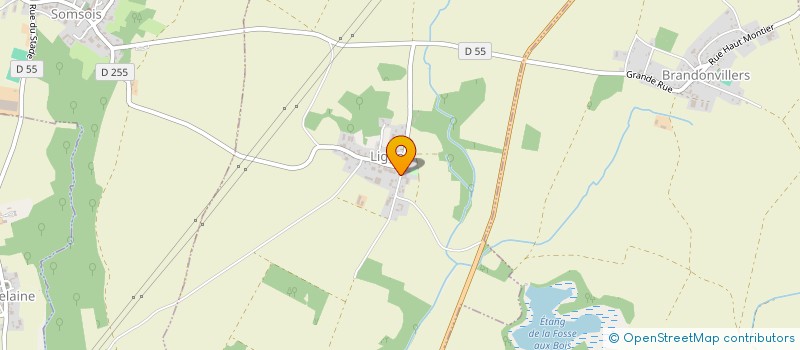 localisation de l'entreprise MONSIEUR SEBASTIEN BECART  BRANDONVILLERS