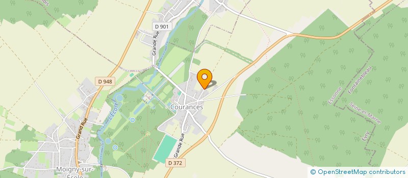 localisation de l'entreprise MONSIEUR SEBASTIEN BECHERUCCI  COURANCES