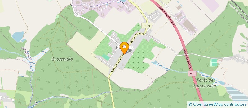 localisation de l'entreprise MONSIEUR SEBASTIEN BECKER  HENRIVILLE