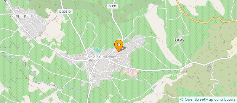 localisation de l'entreprise MONSIEUR SEBASTIEN BECUE  SAINT-PARGOIRE