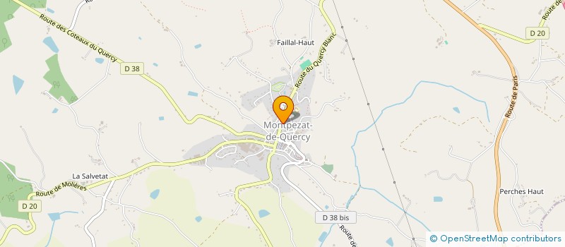 localisation de l'entreprise MONSIEUR SEBASTIEN BEDE  MONTPEZAT-DE-QUERCY