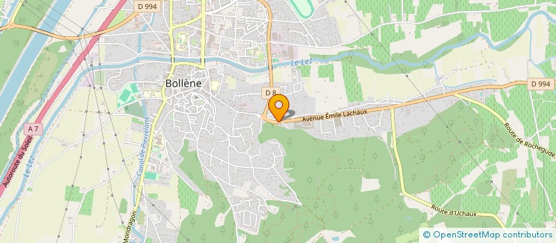 localisation de l'entreprise MONSIEUR SEBASTIEN BEDOUIN à BOLLENE