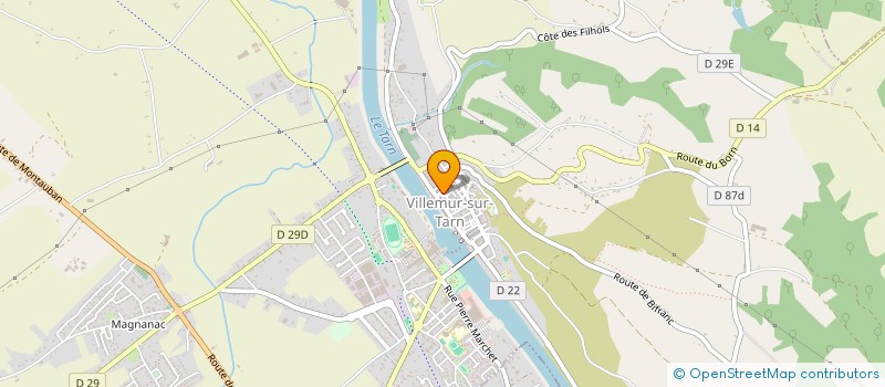 localisation de l'entreprise MONSIEUR SEBASTIEN BEGAUD  VERNET