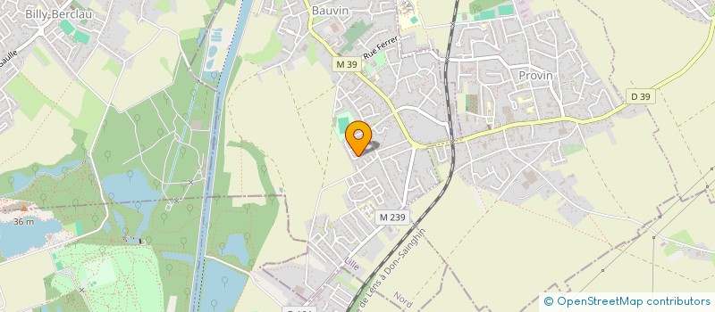 localisation de l'entreprise MONSIEUR SEBASTIEN BEGHIN  BAUVIN