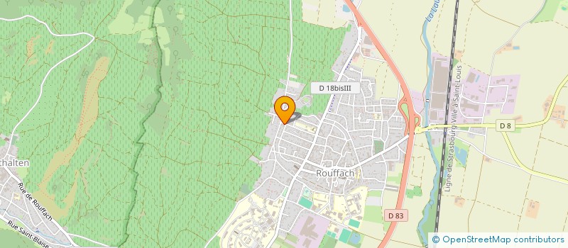 localisation de l'entreprise MONSIEUR SEBASTIEN BEGHIN  ROUFFACH