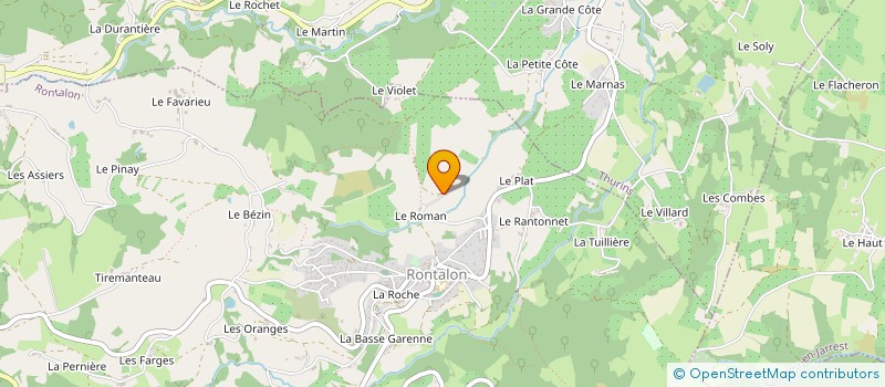 localisation de l'entreprise MONSIEUR SEBASTIEN BEGUE  RONTALON