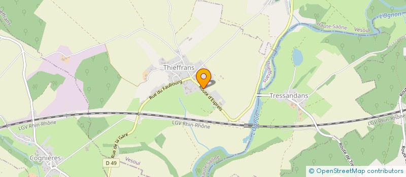 localisation de l'entreprise MONSIEUR SEBASTIEN BEHRA  THIEFFRANS