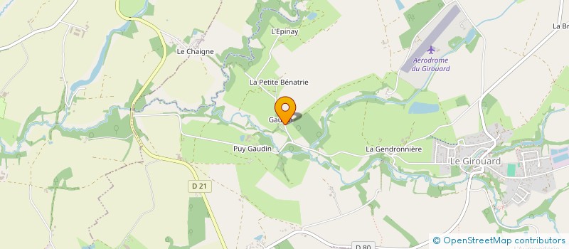 localisation de l'entreprise MONSIEUR SEBASTIEN BEILLIMAZ  LE GIROUARD