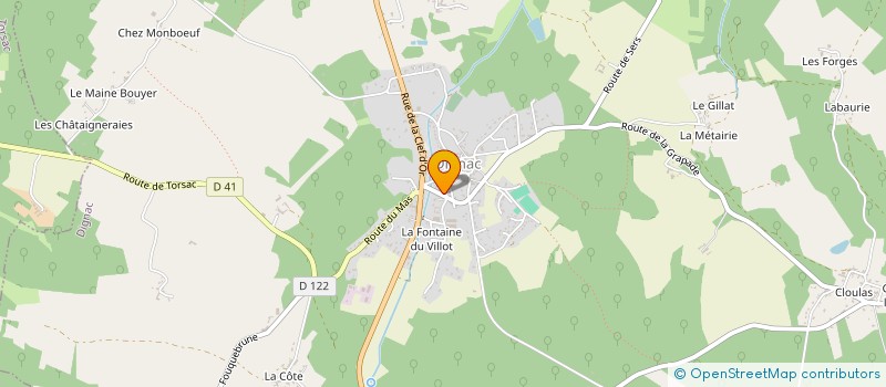 localisation de l'entreprise MONSIEUR SEBASTIEN BEKAERT à DIGNAC