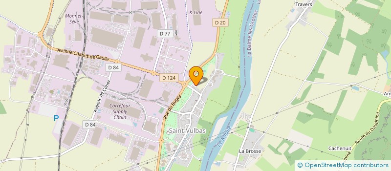 localisation de l'entreprise MONSIEUR SEBASTIEN BELAY  SAINT-VULBAS