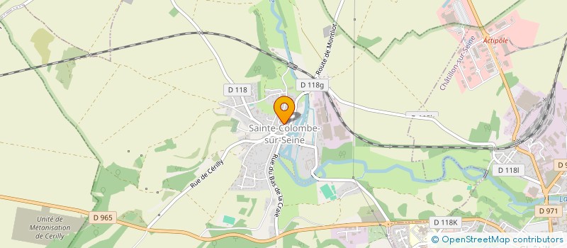 localisation de l'entreprise MONSIEUR SEBASTIEN BELLET  SAINTE-COLOMBE-SUR-SEINE