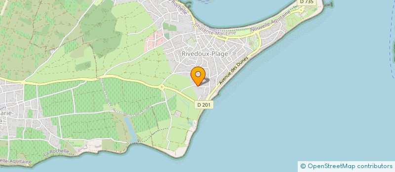 localisation de l'entreprise MONSIEUR SEBASTIEN BELLIER  RIVEDOUX-PLAGE