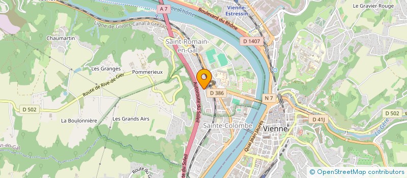 localisation de l'entreprise MONSIEUR SEBASTIEN BELLIOT  SAINT-ROMAIN-EN-GAL