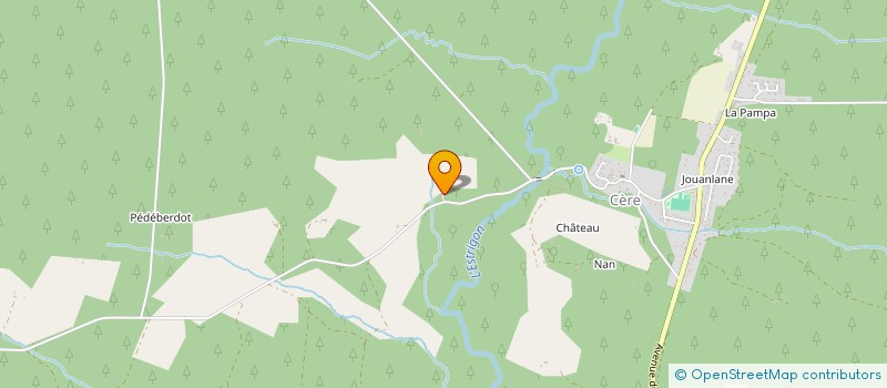 localisation de l'entreprise MONSIEUR SEBASTIEN BELMONTE  CERE