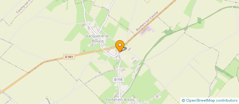 localisation de l'entreprise MONSIEUR SEBASTIEN BELVAS  VACQUERIE-LE-BOUCQ