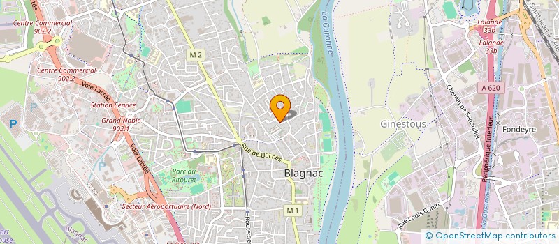 localisation de l'entreprise MONSIEUR SEBASTIEN BELY  BLAGNAC