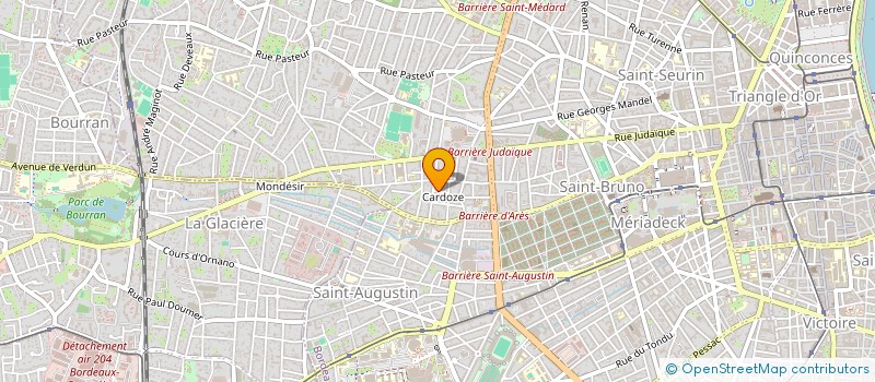 localisation de l'entreprise MONSIEUR SEBASTIEN BENABEN  BORDEAUX