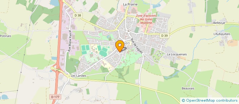 localisation de l'entreprise MONSIEUR SEBASTIEN BENARDAIS  GUICHEN