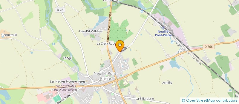 localisation de l'entreprise MONSIEUR SEBASTIEN BENICOURT  NEUILLE-PONT-PIERRE