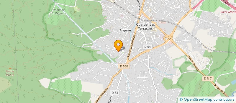 localisation de l'entreprise MONSIEUR SEBASTIEN BENNARDO à SAINT-MAXIMIN-LA-SAINTE-BAUME