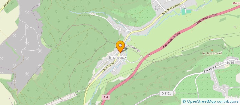 localisation de l'entreprise MONSIEUR SEBASTIEN BENOIT  BRONVAUX