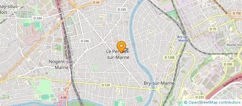 localisation de l'entreprise MONSIEUR SEBASTIEN BENOIT-LIZON  LE PERREUX-SUR-MARNE